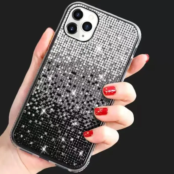iPhone Gradient Rhinestone Case